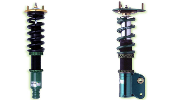 Double-tube shock absorber functioning.